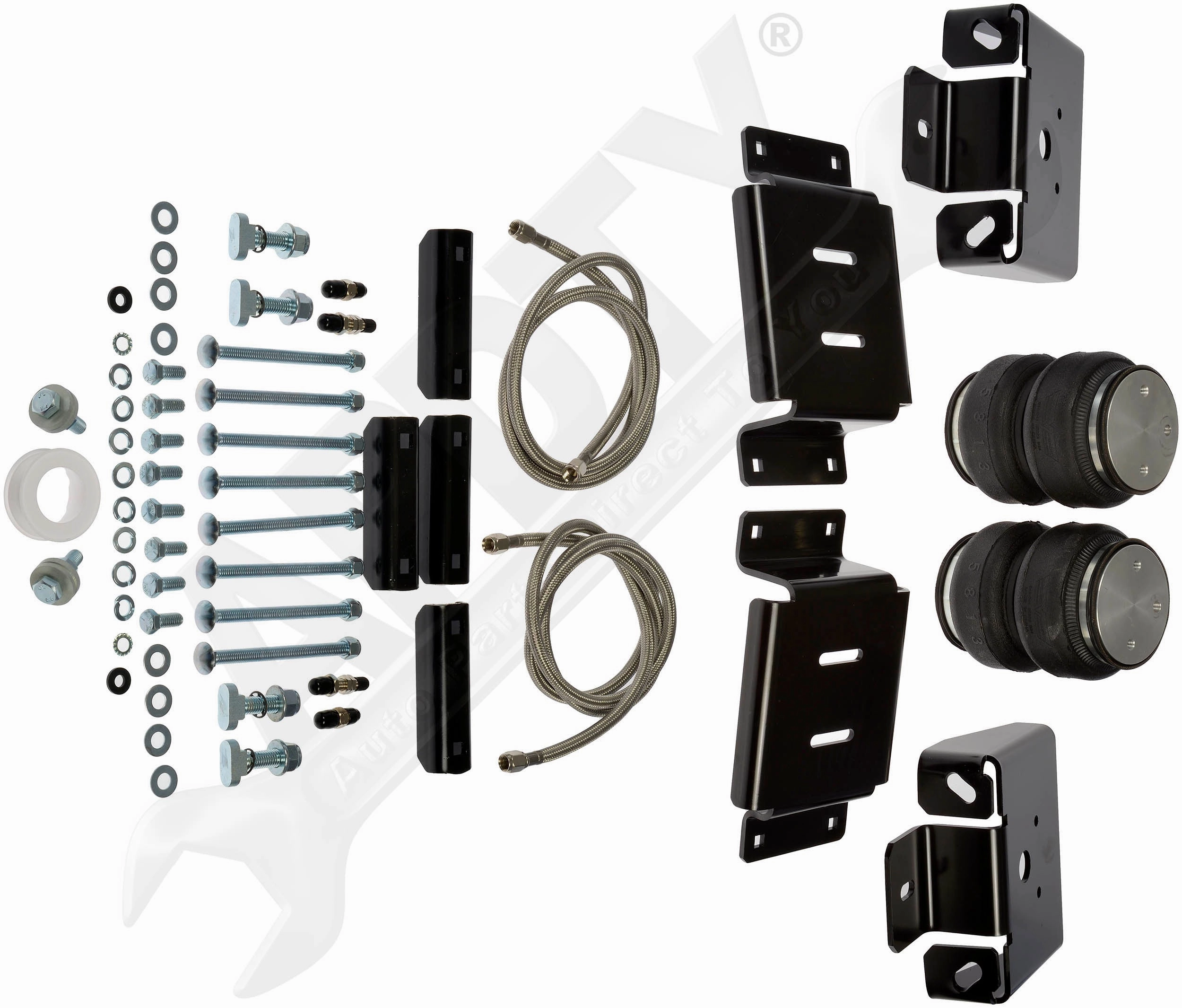 APDTY 159852 Rear Leaf Spring Air Suspension Bag Helper Spring Kit