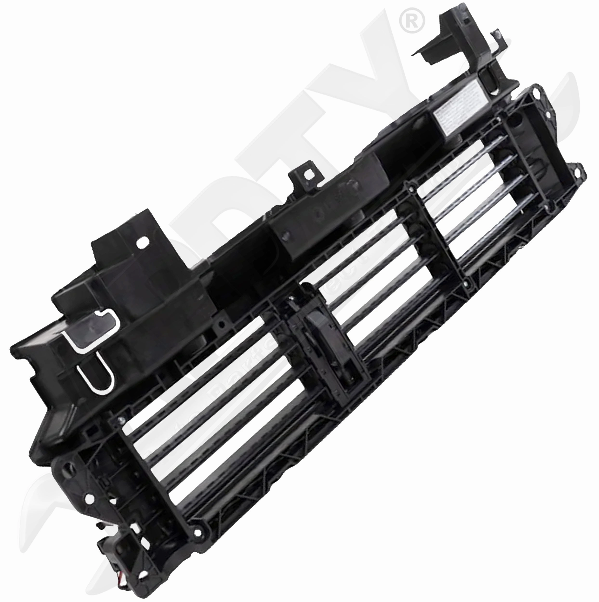 APDTY 163527 Radiator Active Air Cooling Grill Shutter w/ Actuator Motor (Upper)
