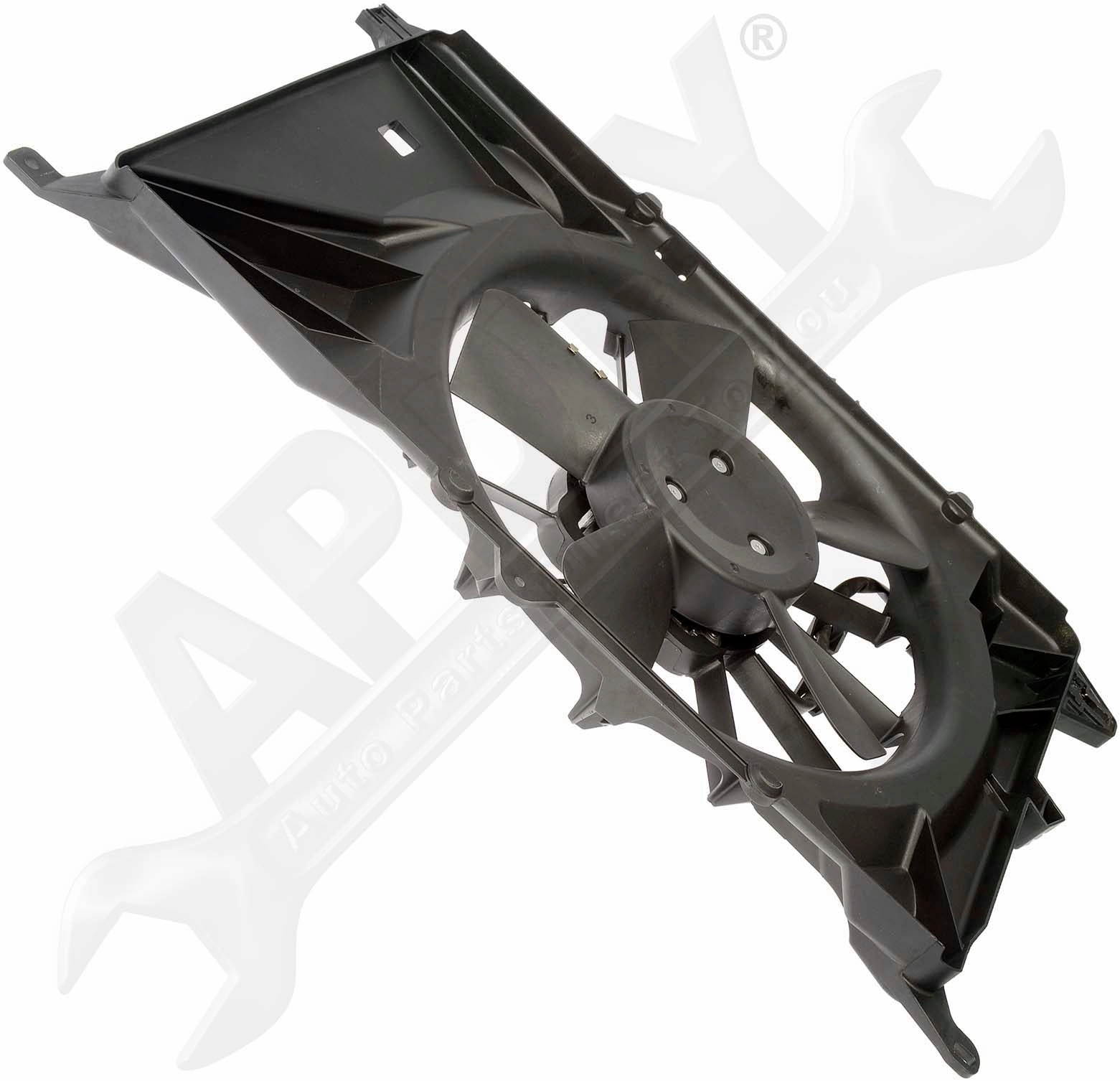APDTY 163789 Radiator Cooling Fan Assembly
