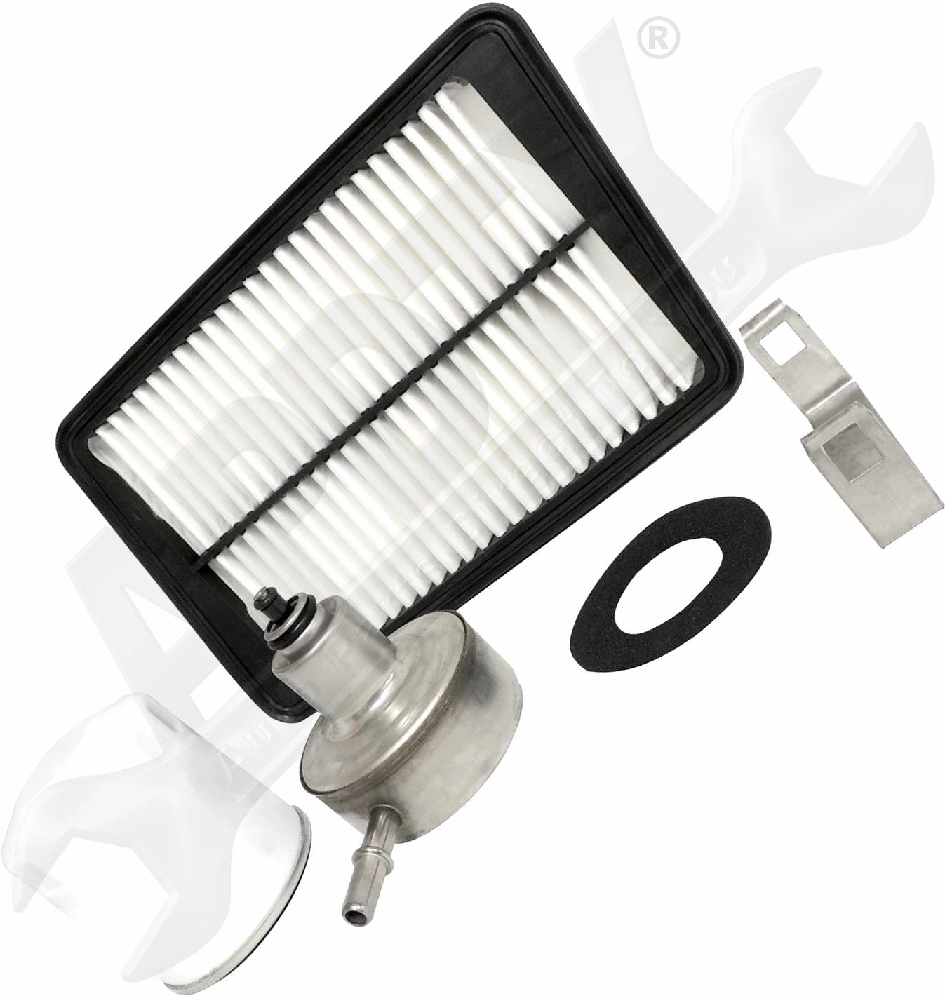 APDTY 173346 Master Filter Kit; 2.4L L4 Jeep Models; Replaces MFK19