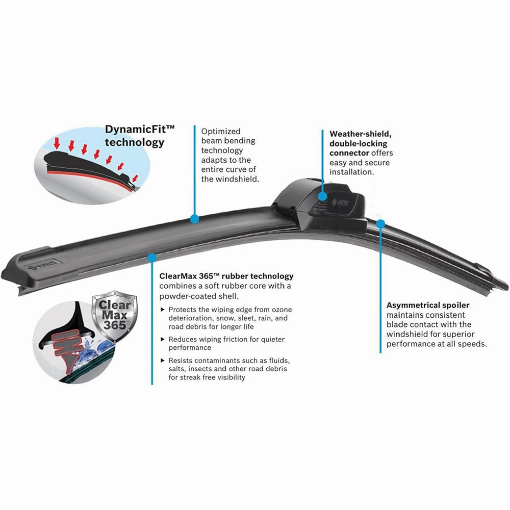 BOSCH ICON 22A Wiper Blade 22" inch, Up to 40% Longer Life