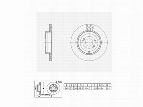 C11241 Pro Series OE  Brake Rotor - Rear
