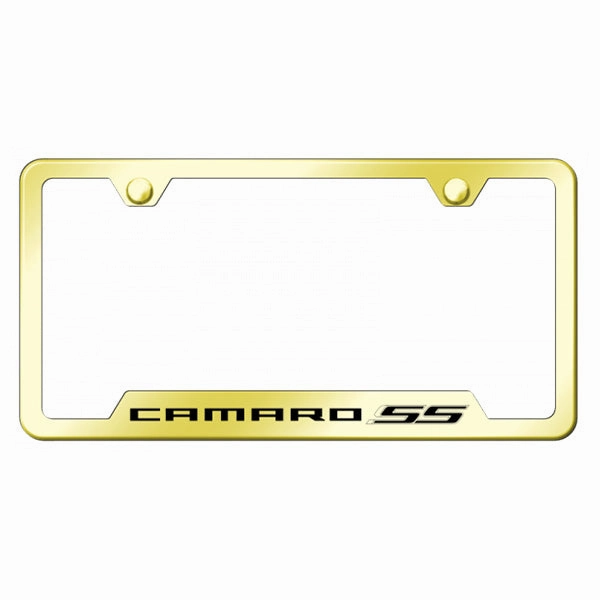 Camaro SS Cut-Out Frame - Laser Etched Gold
