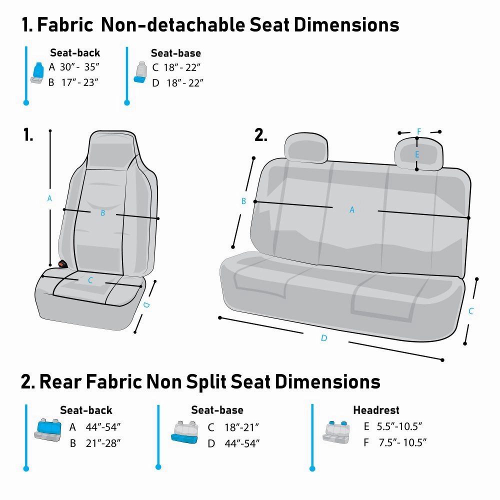 Classic Cloth Seat Covers - Full Set Beige