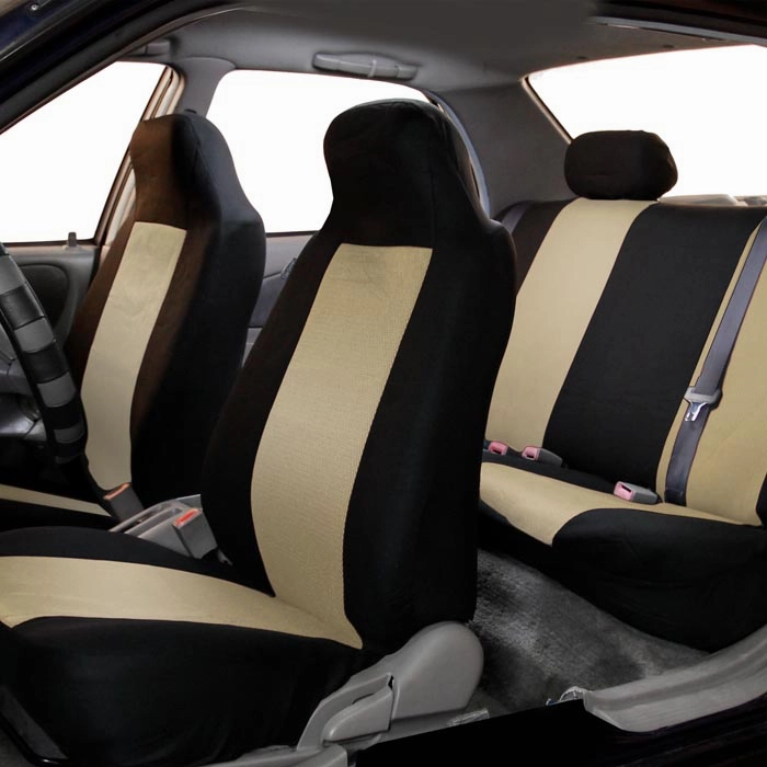 Classic Cloth Seat Covers - Full Set Beige