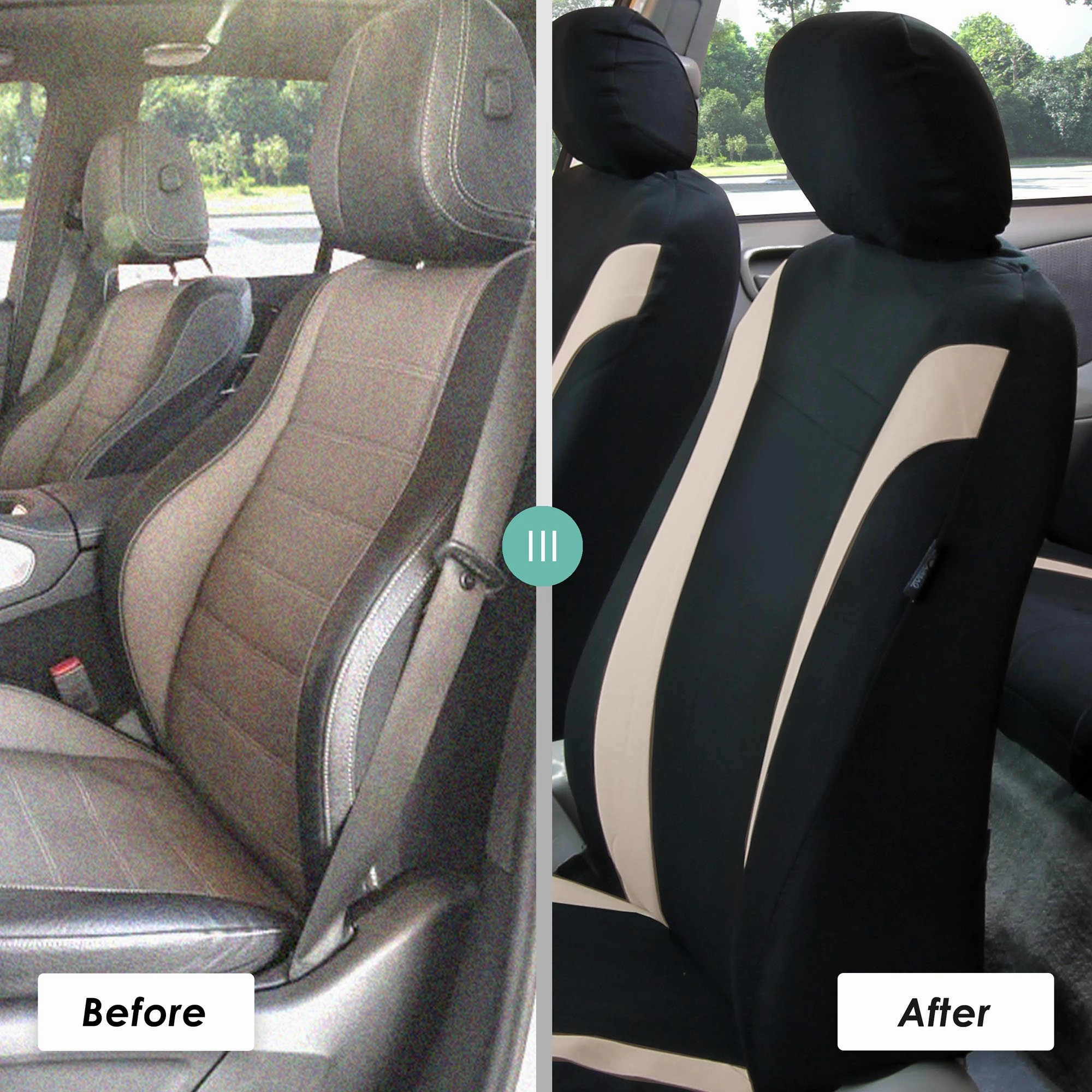 Cosmopolitan Seat Covers - Rear Beige