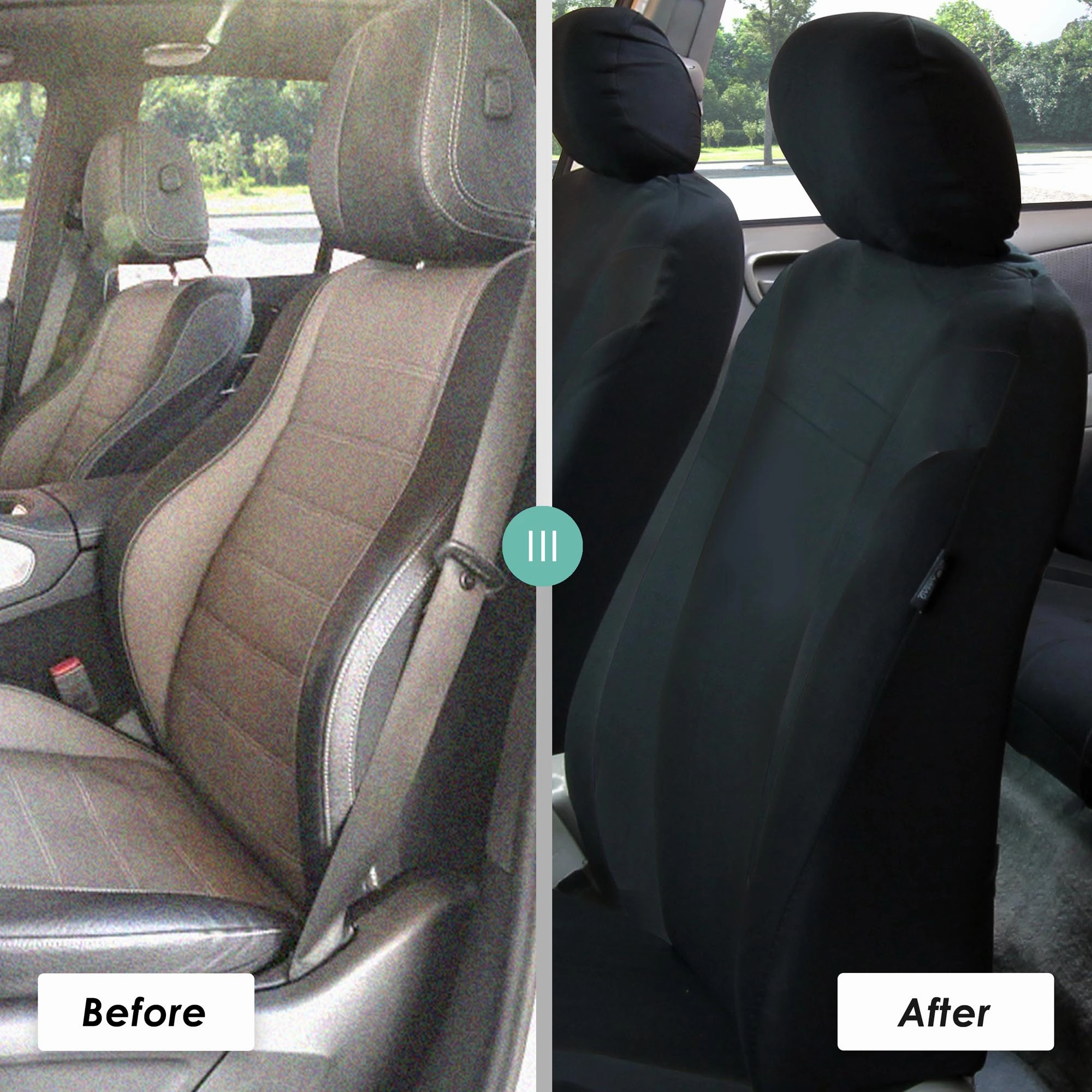 Cosmopolitan Seat Covers - Rear Black