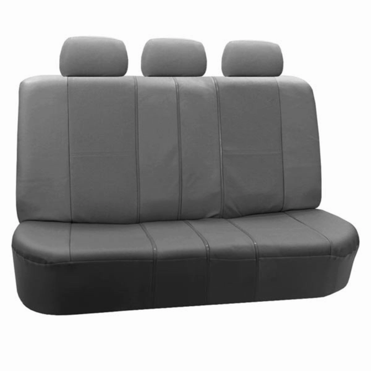 Deluxe Leatherette Seat Covers - Rear Gray