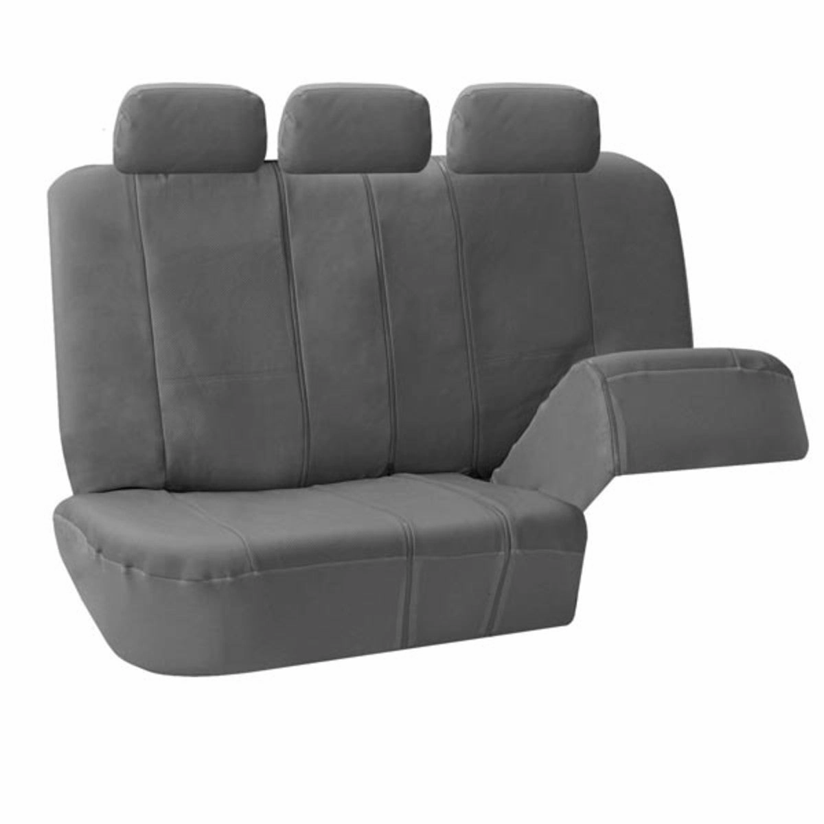 Deluxe Leatherette Seat Covers - Rear Gray