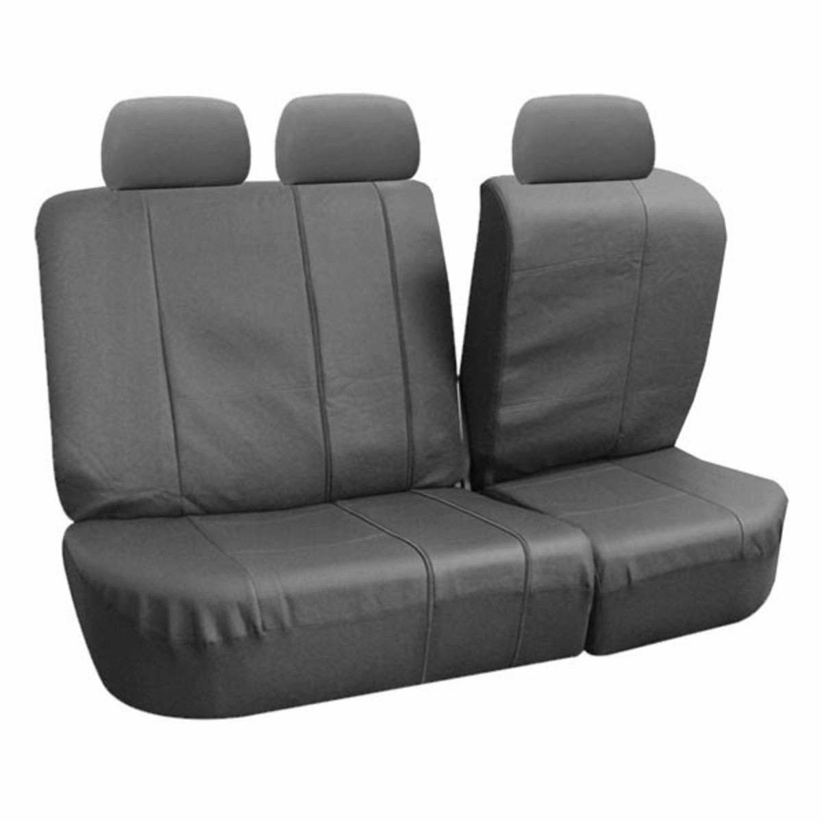 Deluxe Leatherette Seat Covers - Rear Gray