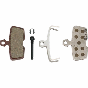 Disc Brake Pads, Organic Compond, Aluminum Backed, Quiet/Light