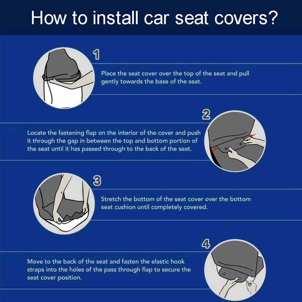 Dolphin Mandala Car Seat Cover