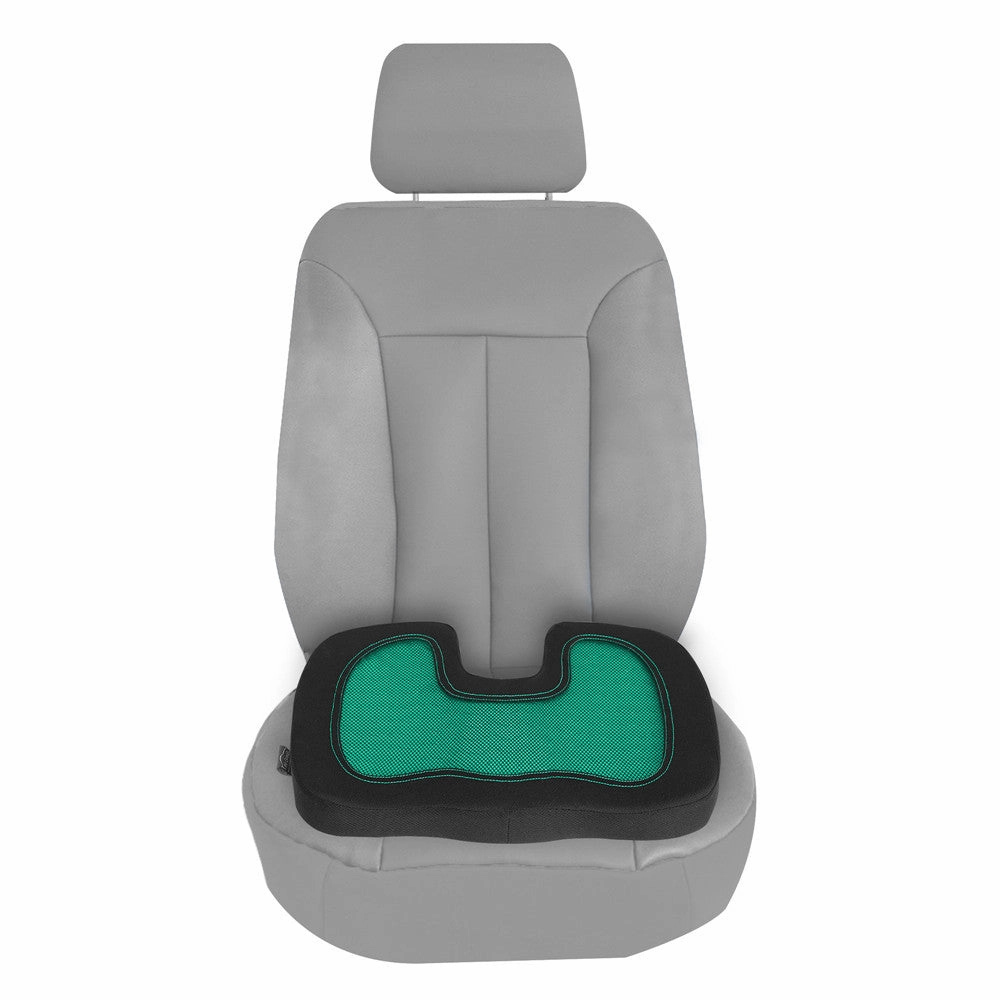 Ergonomic Cooling Gel Car Seat Cushion Green
