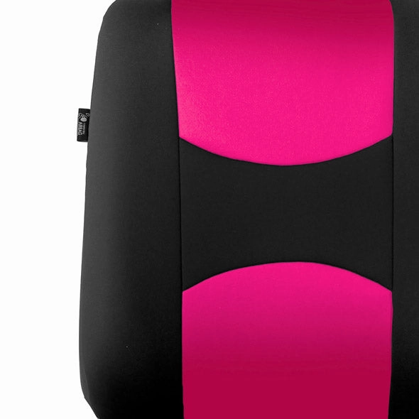 Flat Cloth Seat Covers - Front Set Pink