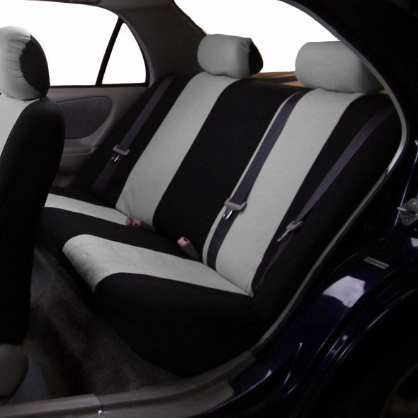 Flat Cloth Seat Covers - Rear Gray
