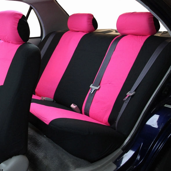 Flat Cloth Seat Covers - Rear Pink