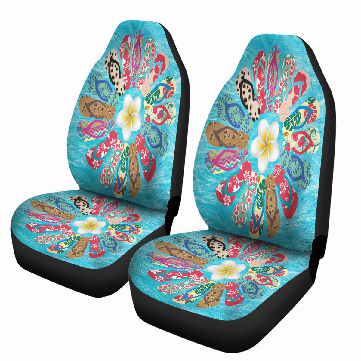 Flip Flop Flower Car Seat Cover