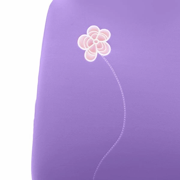 Floral Seat Covers - Full Set Purple