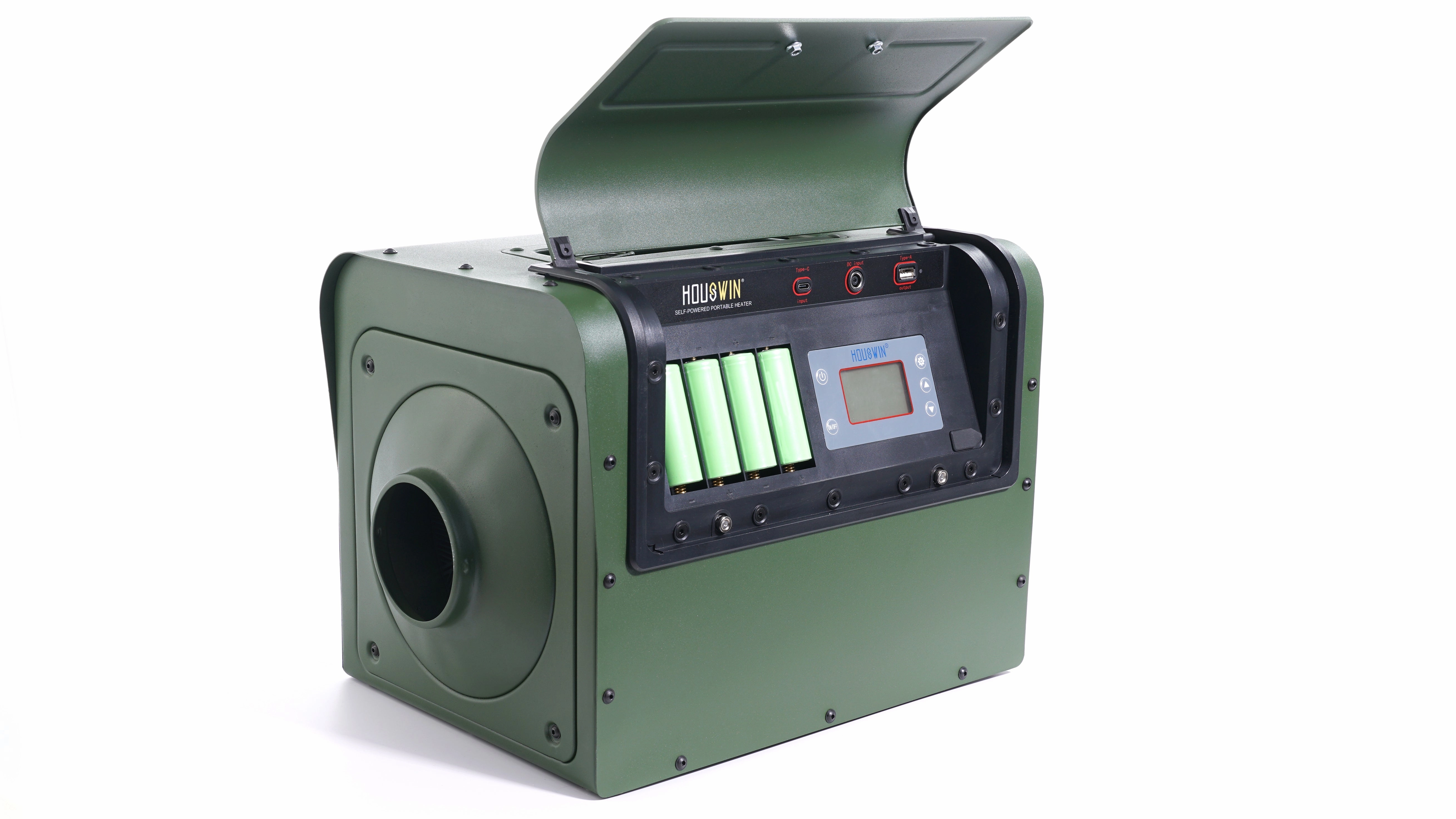Houswin Self-generating Portable Heater Model S Powered by Diesel - Green Color