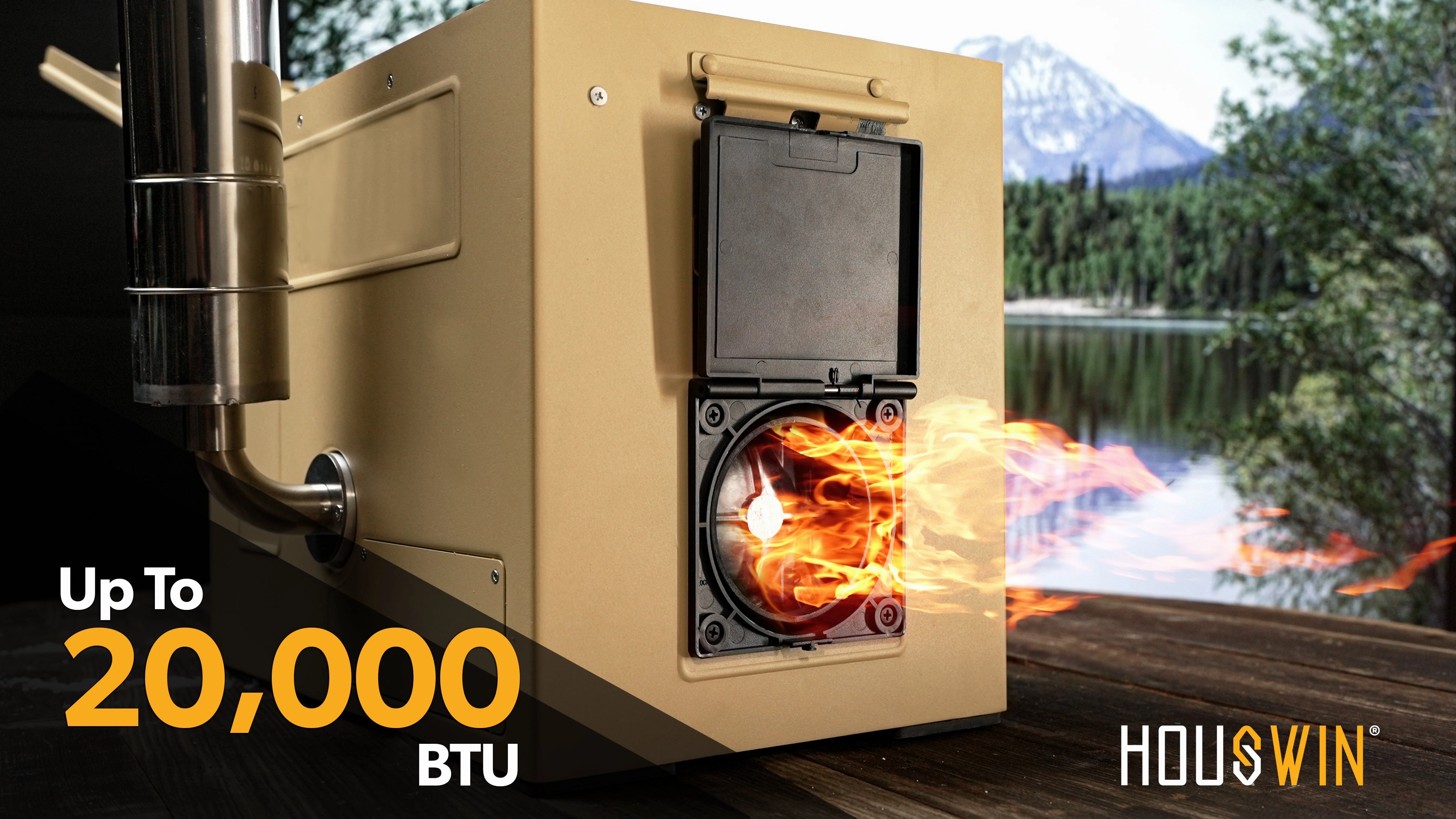 Houswin Self-generating Portable Heater Powered by Diesel