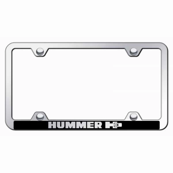 Hummer H3 Wide Body ABS Frame - Laser Etched Mirrored
