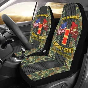 M.Corps W-1 Warrant Officer 1 WO1 M.Corps WO1 Warrant Officer Car Seat Covers (Set of 2)