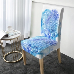 Mandala Hues Chair Cover