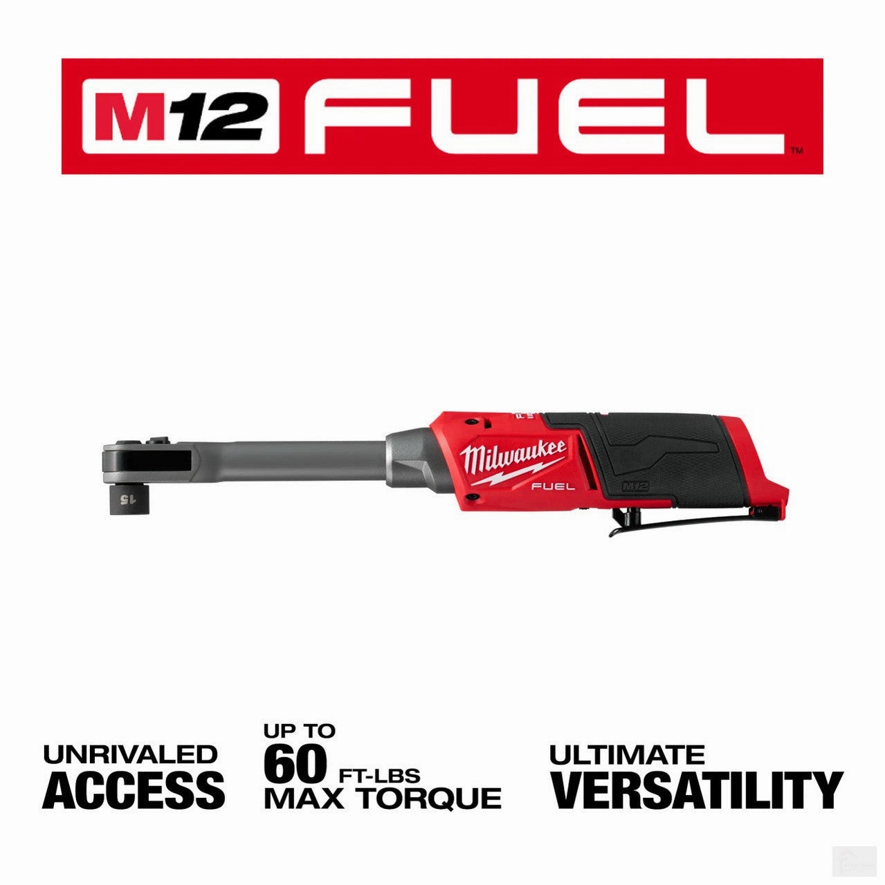 Milwaukee M12 FUEL INSIDER Extended Reach Box Ratchet 3050-20