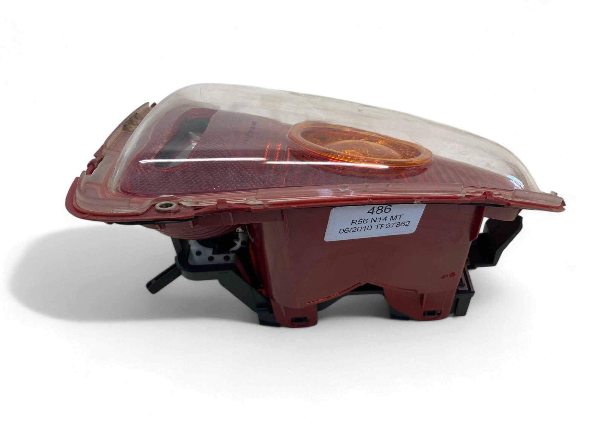 Mini Cooper Left Rear Tail Light Amber Lens 63212751309 2007-2010 R56 R57 486