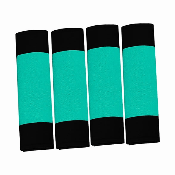 Modernistic Steering Wheel Cover and Seat Belt Pads Mint