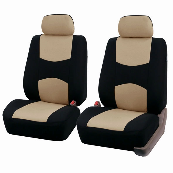 Multifunctional Flat Cloth Car 3 Row 8 Seater - Beige Seat Covers