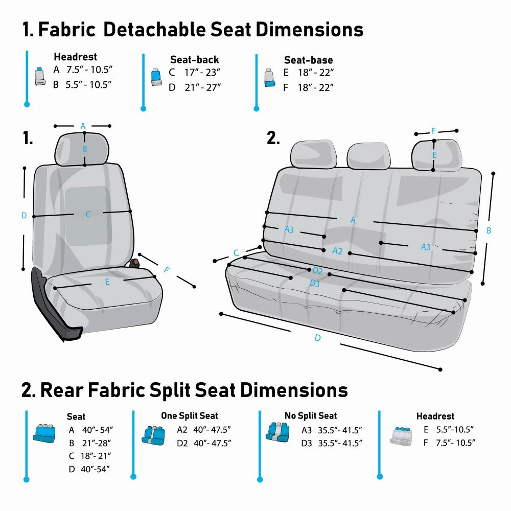 Multifunctional Flat Cloth Car 3 Row 8 Seater - Beige Seat Covers