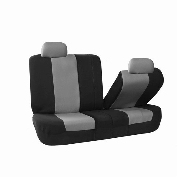 Multifunctional Flat Cloth Seat Covers - Rear Gray