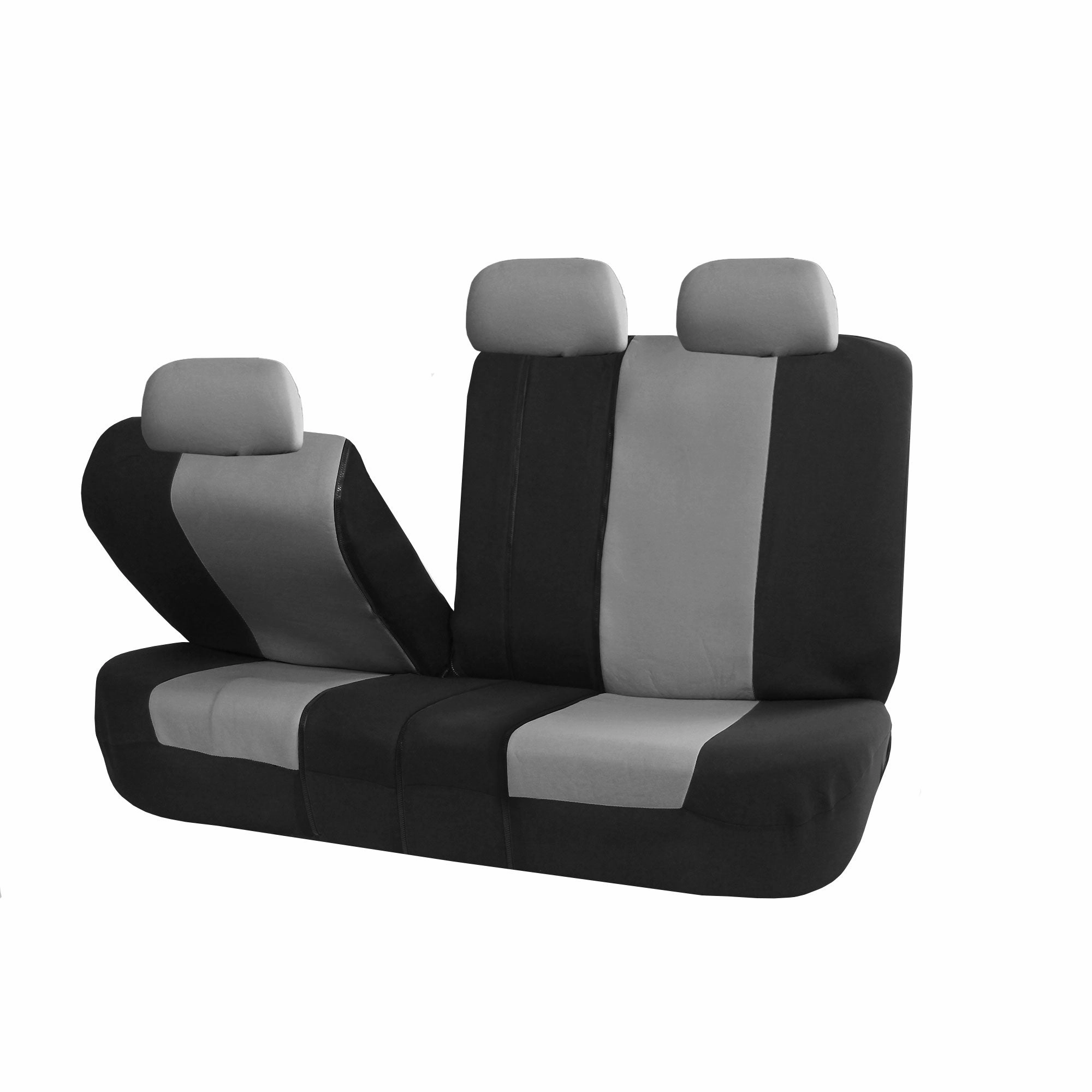 Multifunctional Flat Cloth Seat Covers - Rear Gray
