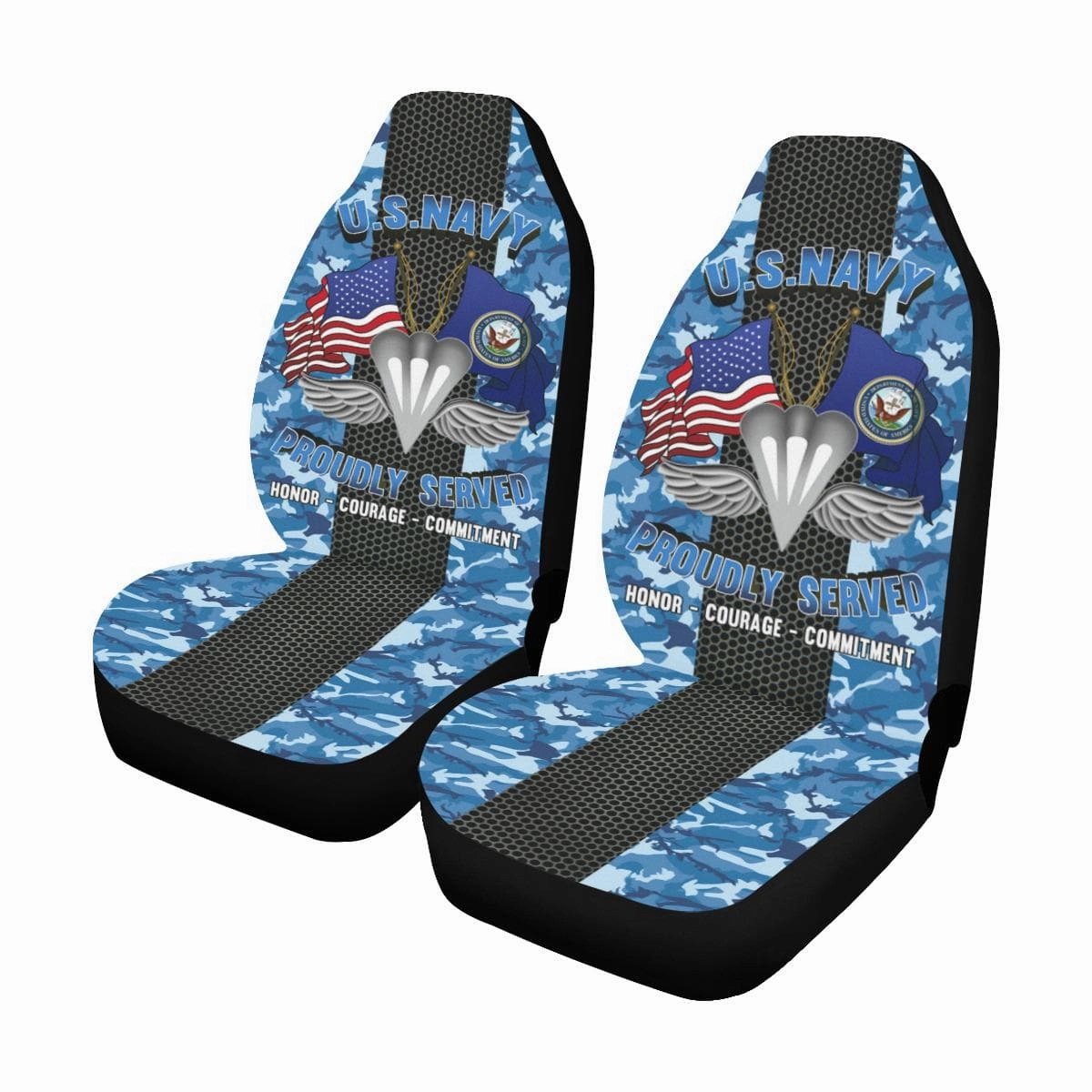 Navy Aircrew Survival Equipmentman Navy PR Car Seat Covers (Set of 2)