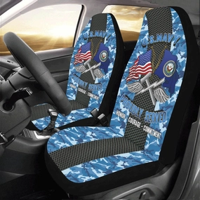 Navy Aviation Support Equipment Tech Navy AS Car Seat Covers (Set of 2)