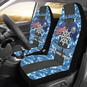 Navy Quartermaster Navy QM Car Seat Covers (Set of 2)