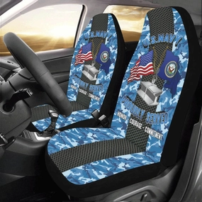 Navy Steelworker Navy SW Car Seat Covers (Set of 2)