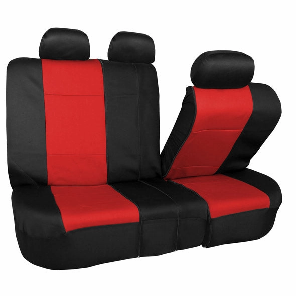 Neoprene Seat Covers - Rear Red