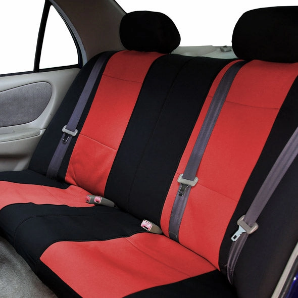 Neoprene Seat Covers - Rear Red