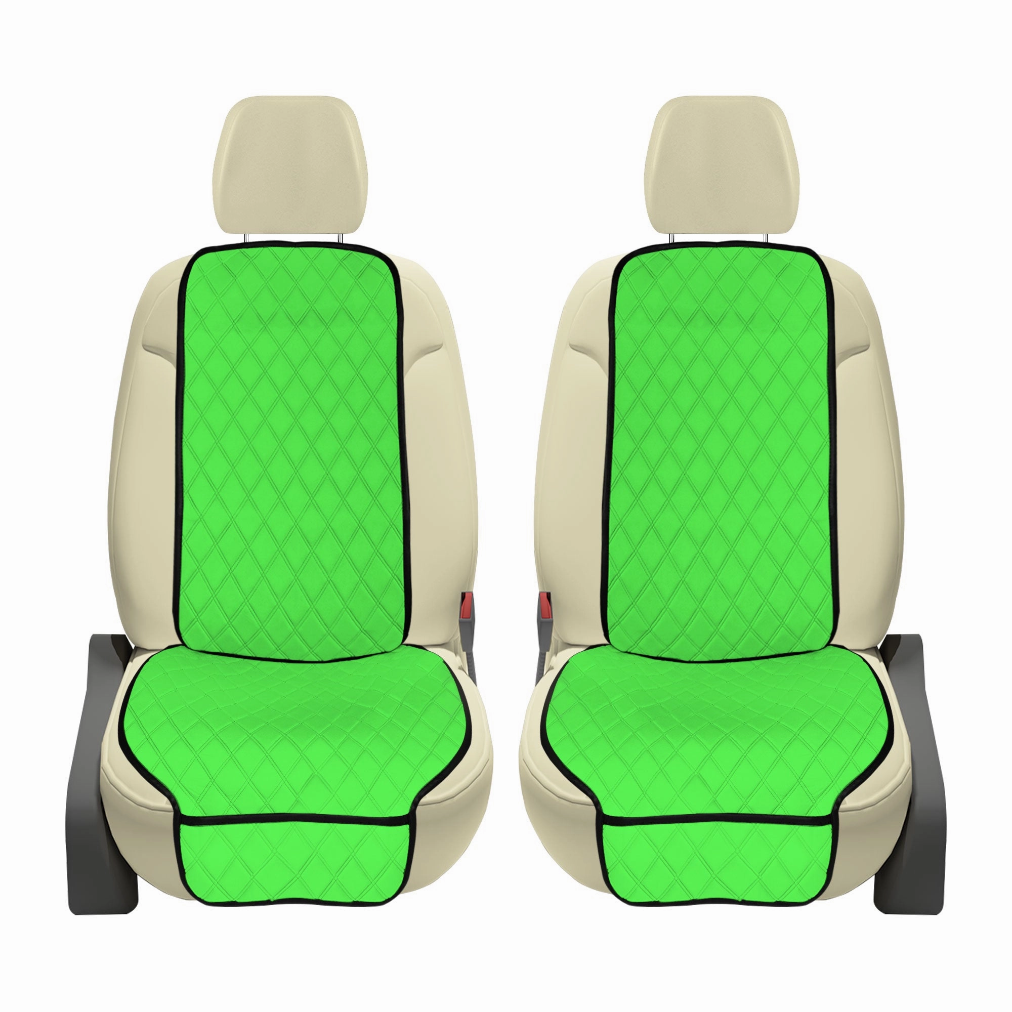 NeoSupreme Seat Protectors - Front Set - 2pc Solid Green