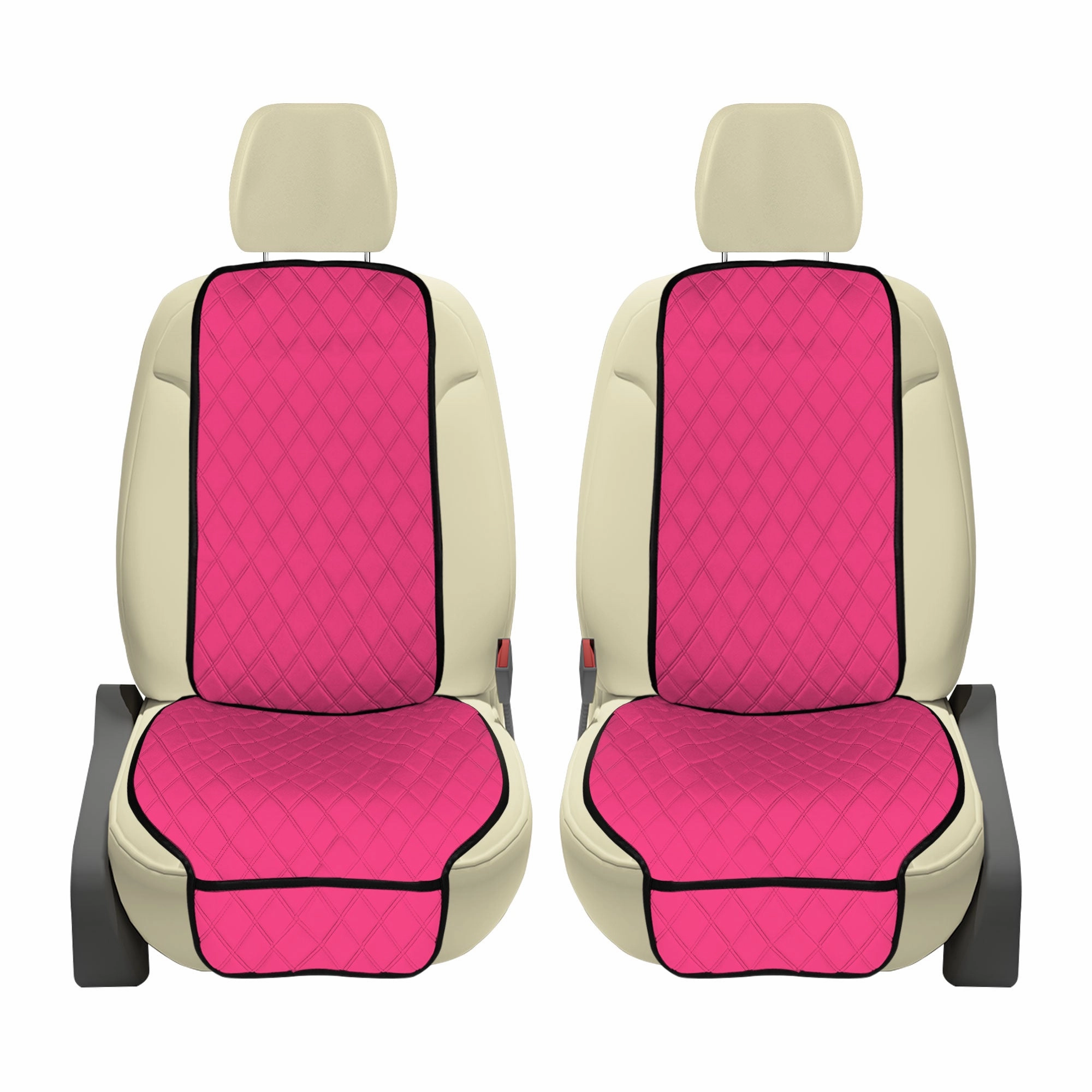 NeoSupreme Seat Protectors - Front Set - 2pc Solid Pink