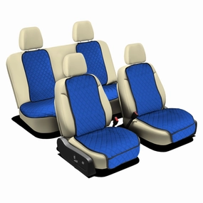 NeoSupreme Seat Protectors - Full Set - Solid Blue