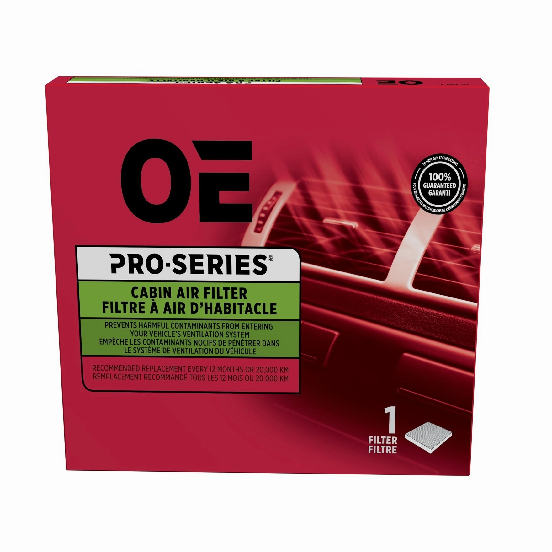 PCF10729 Pro Series Cabin Air Filter