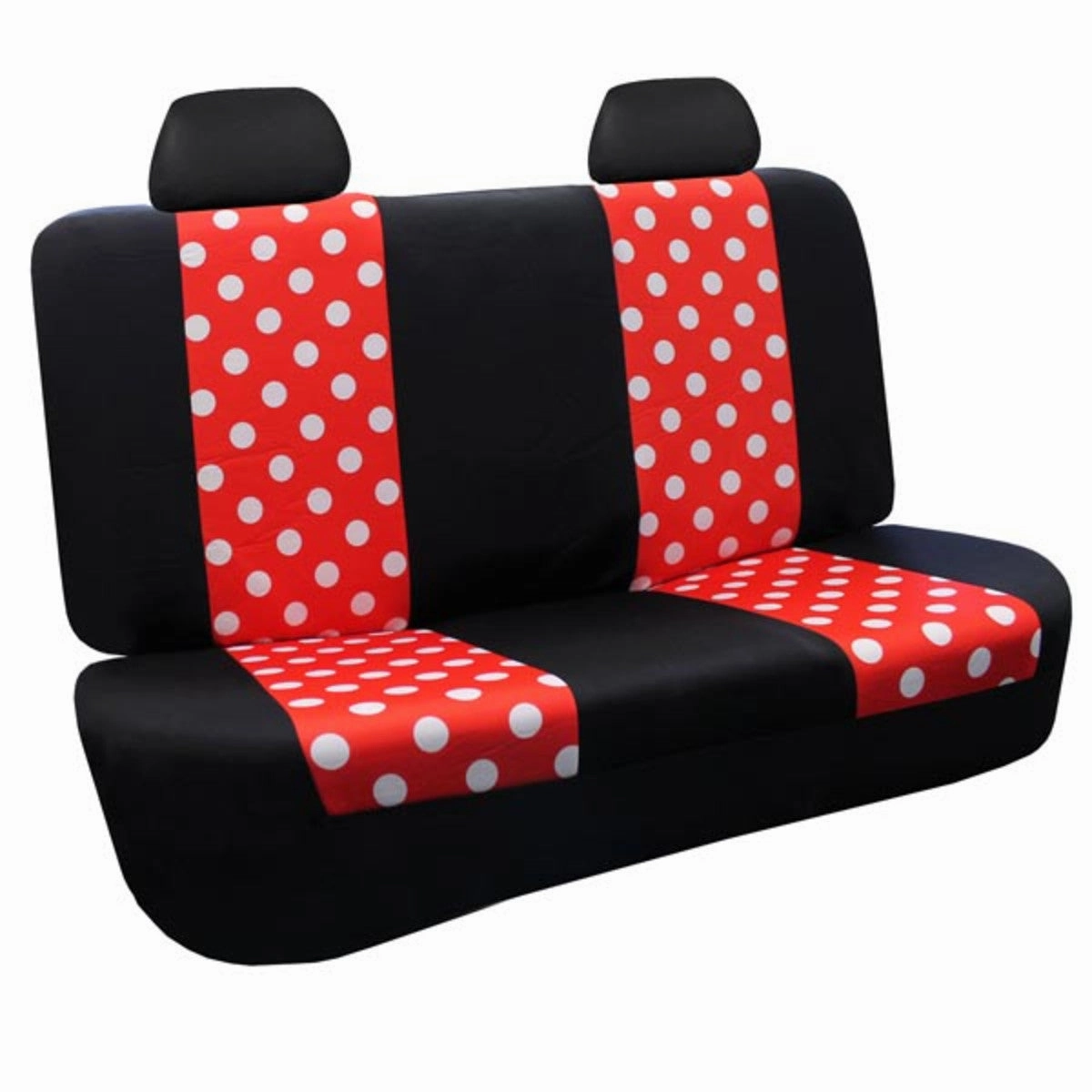 Polka Dot Seat Covers - Full Set 2 Tone Polka Dots