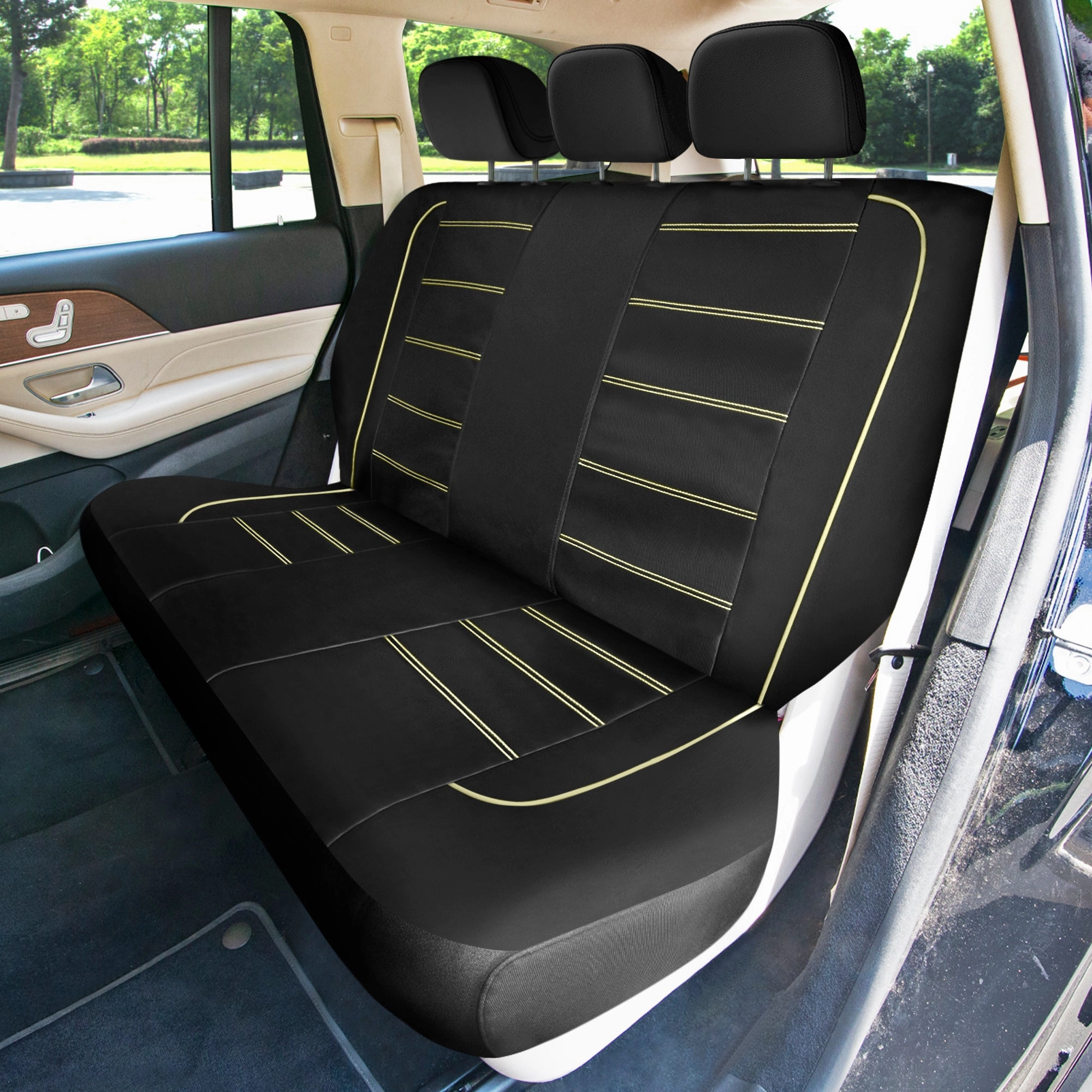 Premier Leatherette Seat Covers - Full Set - Beige