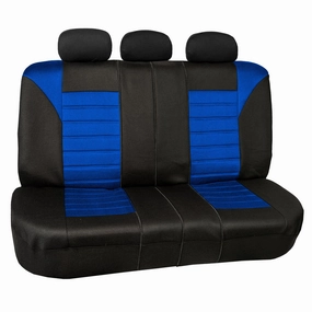 Premium 3D Air Mesh Seat Covers - Rear Blue