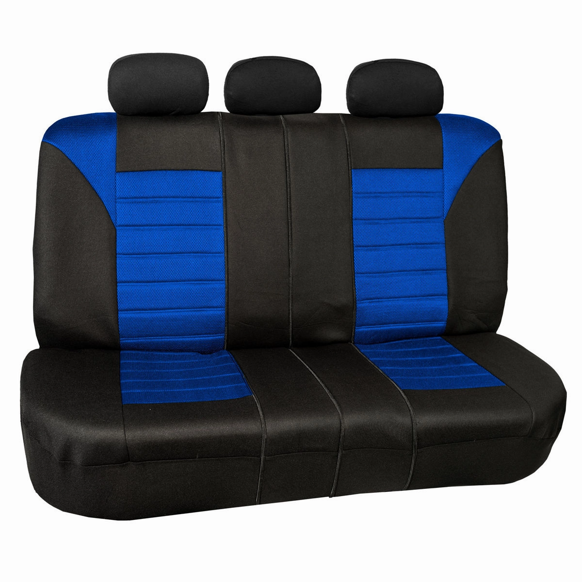 Premium 3D Air Mesh Seat Covers - Rear Blue