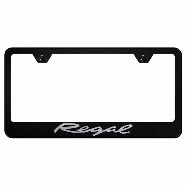 Regal Stainless Steel Frame - Laser Etched Black