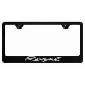 Regal Stainless Steel Frame - Laser Etched Black
